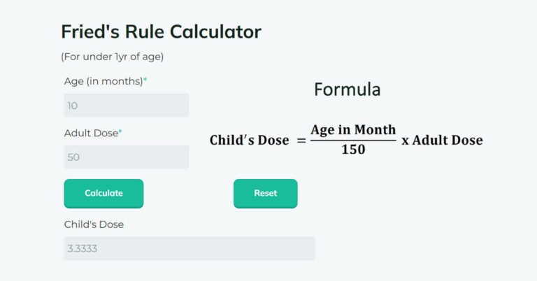 Fried’s Rule